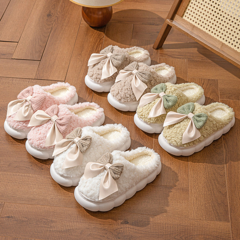 Winter Warm Fur Slippers for Women Cozy Non Slip Soft Shoes with Plush Comfort for Indoor  Home Use