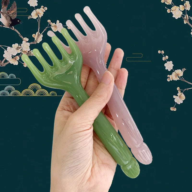 Portable head gua sha tool