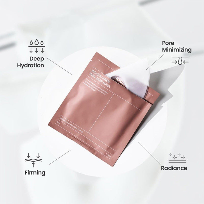 Bio Collagen Face Mask Shrink Pores Deep Hydrating Overnight Mask For Brightening  Moisturizing Ski 7