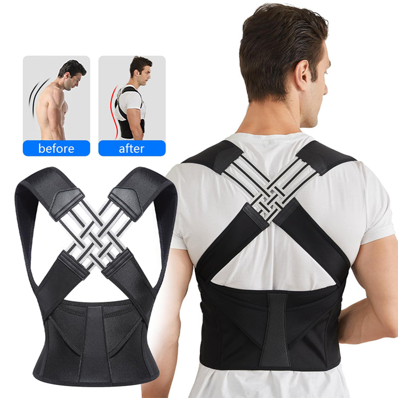 Adjustable Shoulder Posture Corrector Brace for Women  Kids Breathable Back Support Belt for Bette
