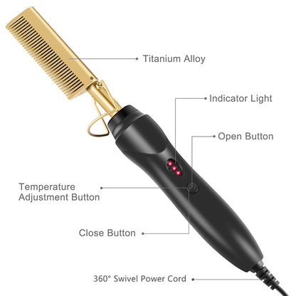 Salonquality hot comb for women