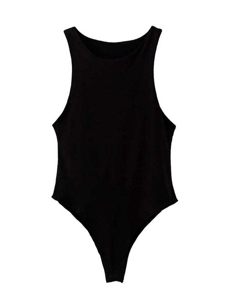 Womens Solid Sexy Bodysuit Femme Short Playsuit for Summer  Slim Fit  ClubReady Green  More Col