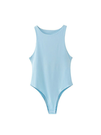 Womens Solid Sexy Bodysuit Femme Short Playsuit for Summer  Slim Fit  ClubReady Green  More Col