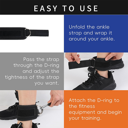 Fitness Ankle Buckle Training Device Adjustable Leg  Hip Trainer With Secure Binding Strap For Resi 3