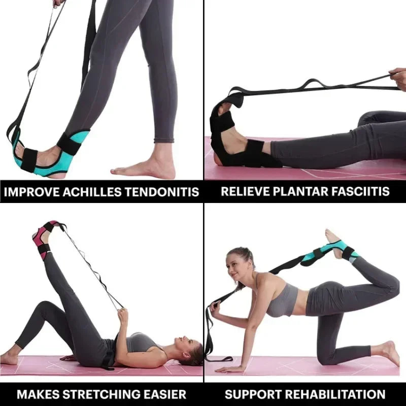 Yoga Leg Stretching Band Professional Flexibility Stretcher For Rehabilitation Fitness  Plantar Fas 4