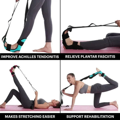 Yoga Leg Stretching Band Professional Flexibility Stretcher For Rehabilitation Fitness  Plantar Fas 4
