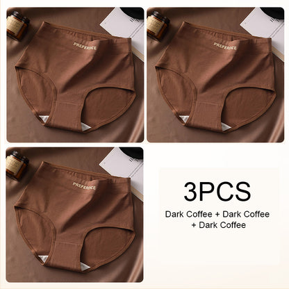 Sexy High Waist Panties for Women Soft Pure Cotton Briefs Breathable  Comfortable Female Underwea
