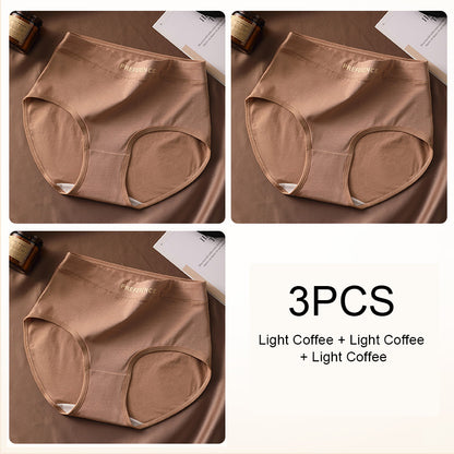 Sexy High Waist Panties for Women Soft Pure Cotton Briefs Breathable  Comfortable Female Underwea