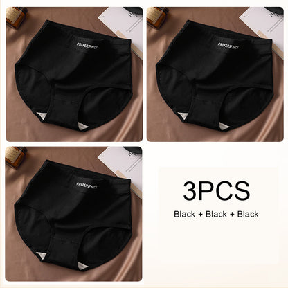 Sexy High Waist Panties for Women Soft Pure Cotton Briefs Breathable  Comfortable Female Underwea