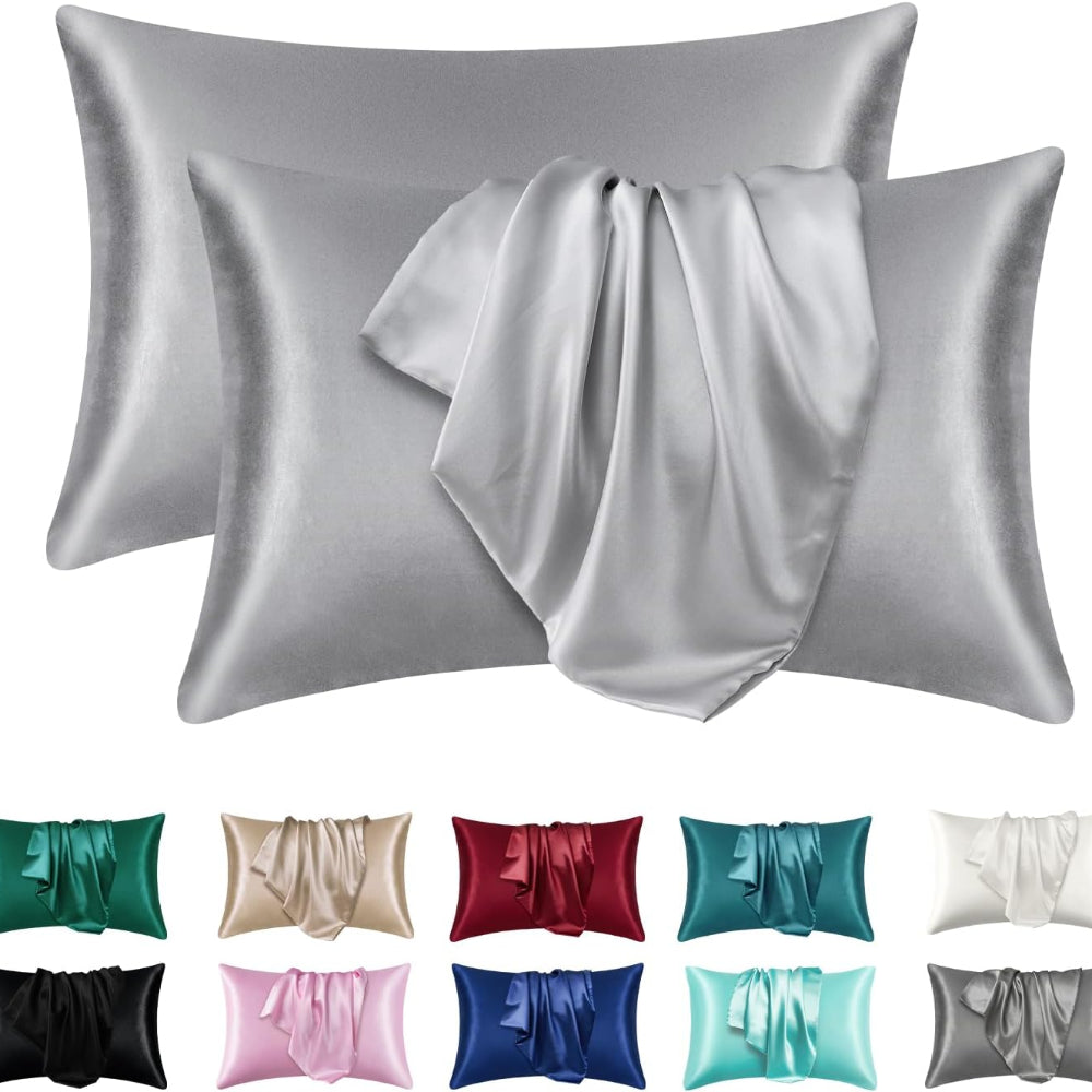 NonAbsorbent Satin Pillow Covers for Hair Health