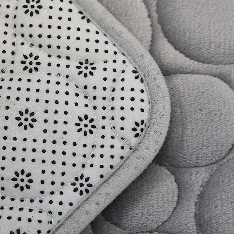 Modern Stone Pattern Bath Mat Set UltraAbsorbent NonSlip  Comfortable for Simple Bathroom Decor