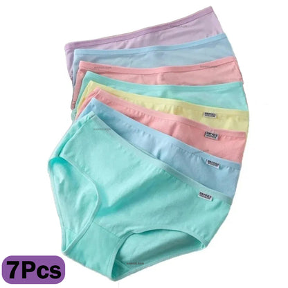 Womens Cotton Underwear Set Breathable Sexy Briefs  Plus Size Comfortable Panties For Everyday Wear 2