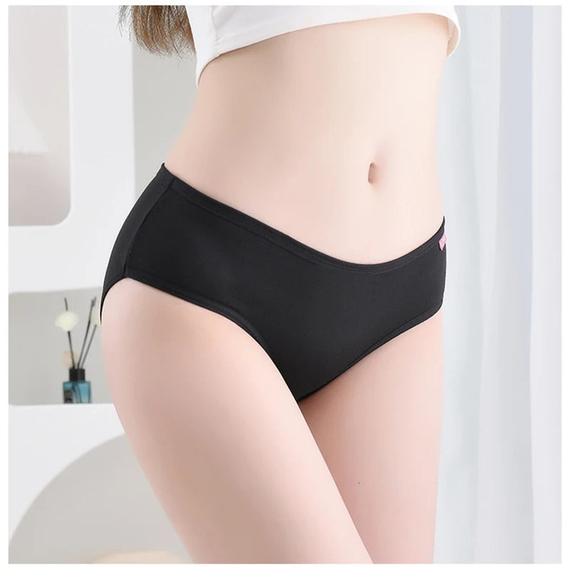 Womens Cotton Underwear Set Breathable Sexy Briefs  Plus Size Comfortable Panties For Everyday Wear 1