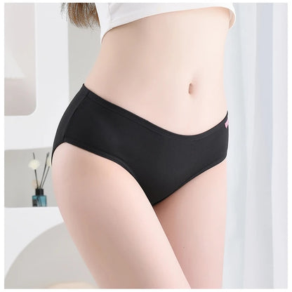 Womens Cotton Underwear Set Breathable Sexy Briefs  Plus Size Comfortable Panties For Everyday Wear 1
