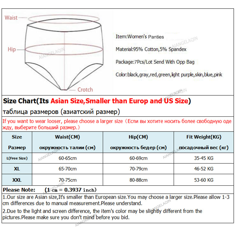 Womens Cotton Underwear Set Breathable Sexy Briefs  Plus Size Comfortable Panties For Everyday Wear 3