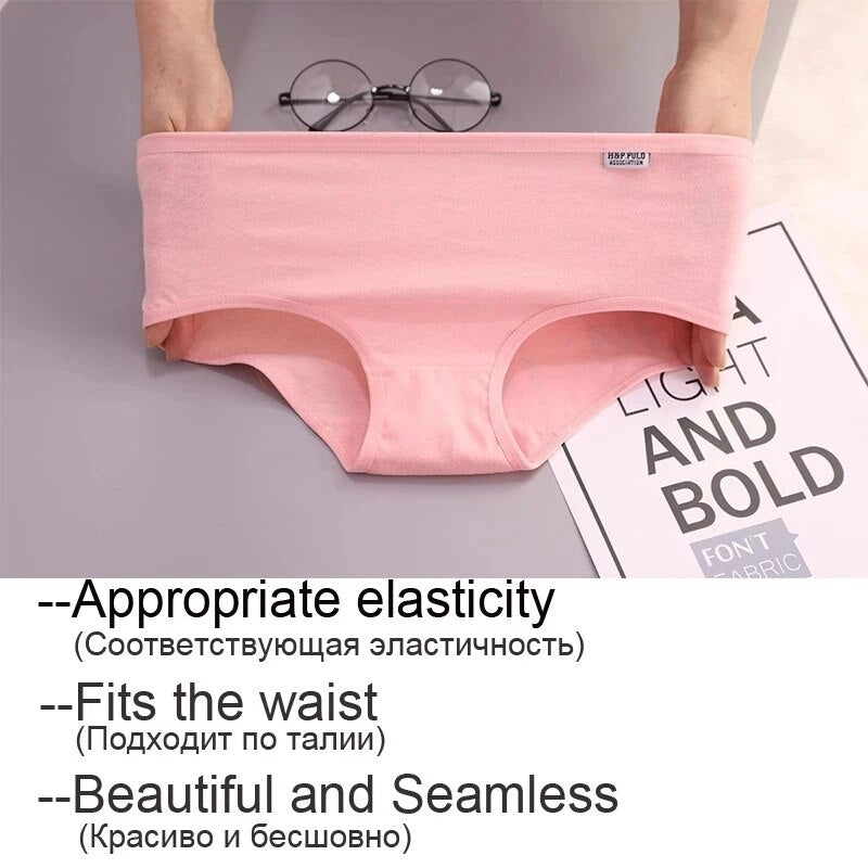 Womens Cotton Underwear Set Breathable Sexy Briefs  Plus Size Comfortable Panties For Everyday Wear 6