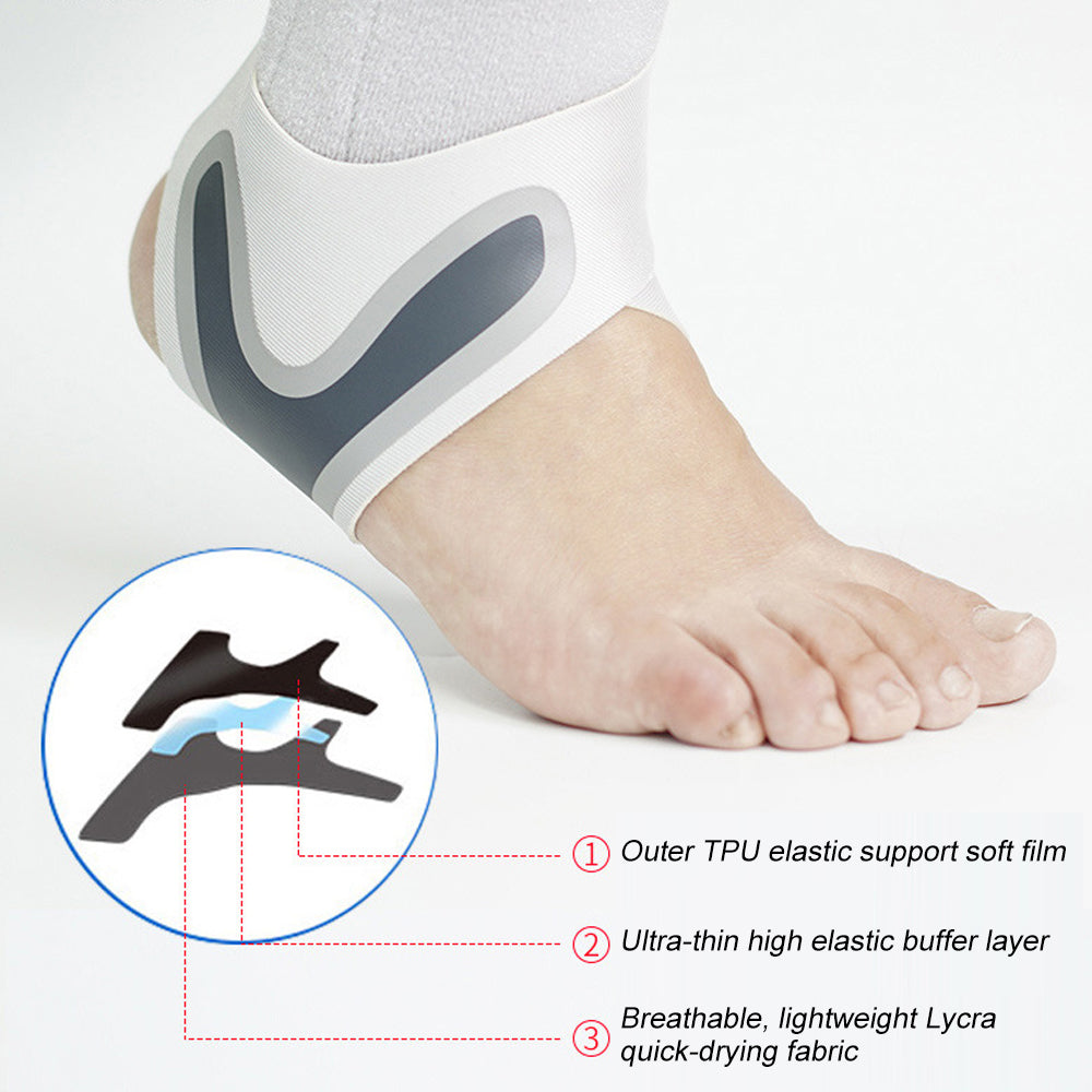 Adjustable Compression Ankle Sleeve Elastic Ankle Brace Guard For AntiSprain Support  Heel Protecti 3