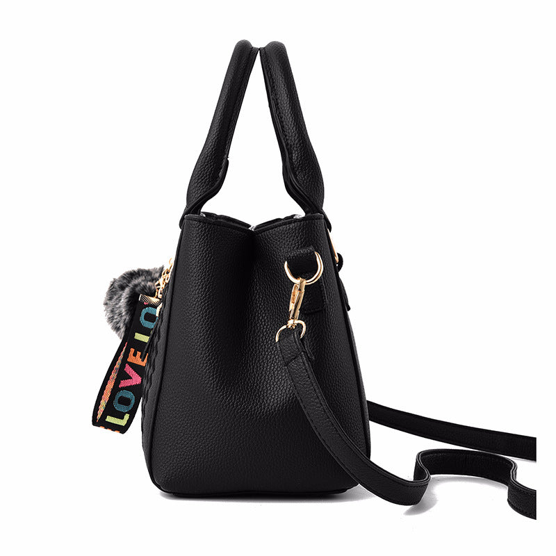 Women Leather Handbag Noble Curve Casual Shoulder Bag Stylish Sac A Main For Daily Use 10