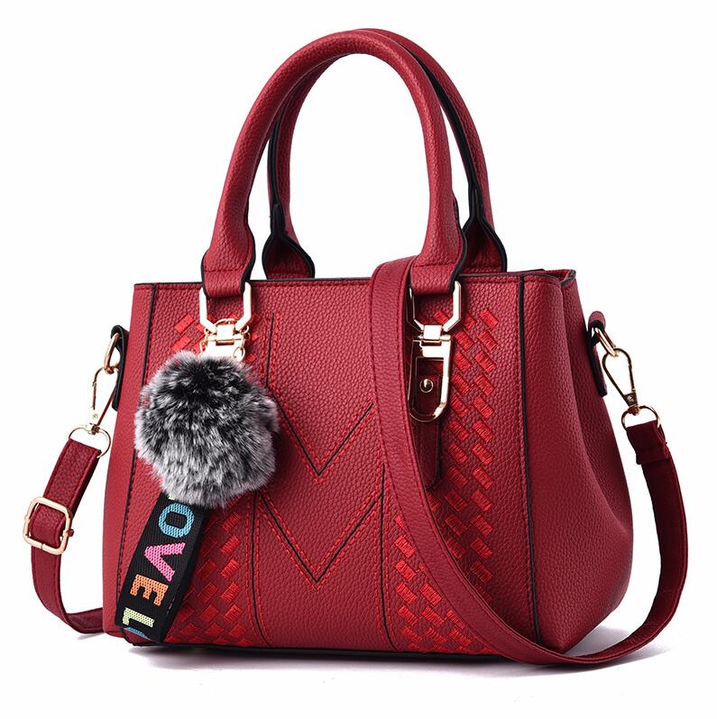 Women Leather Handbag Noble Curve Casual Shoulder Bag Stylish Sac A Main For Daily Use 7