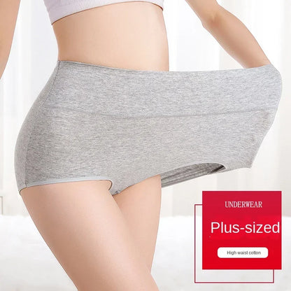 High Waist Cotton Panties For Women Plus Size Breathable Underwear With Body Slimming  Abdominal Su 3