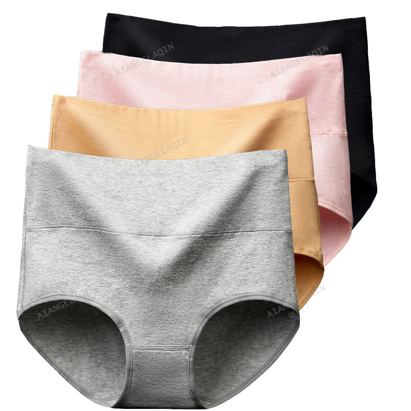 High Waist Cotton Panties For Women Plus Size Breathable Underwear With Body Slimming  Abdominal Su 6