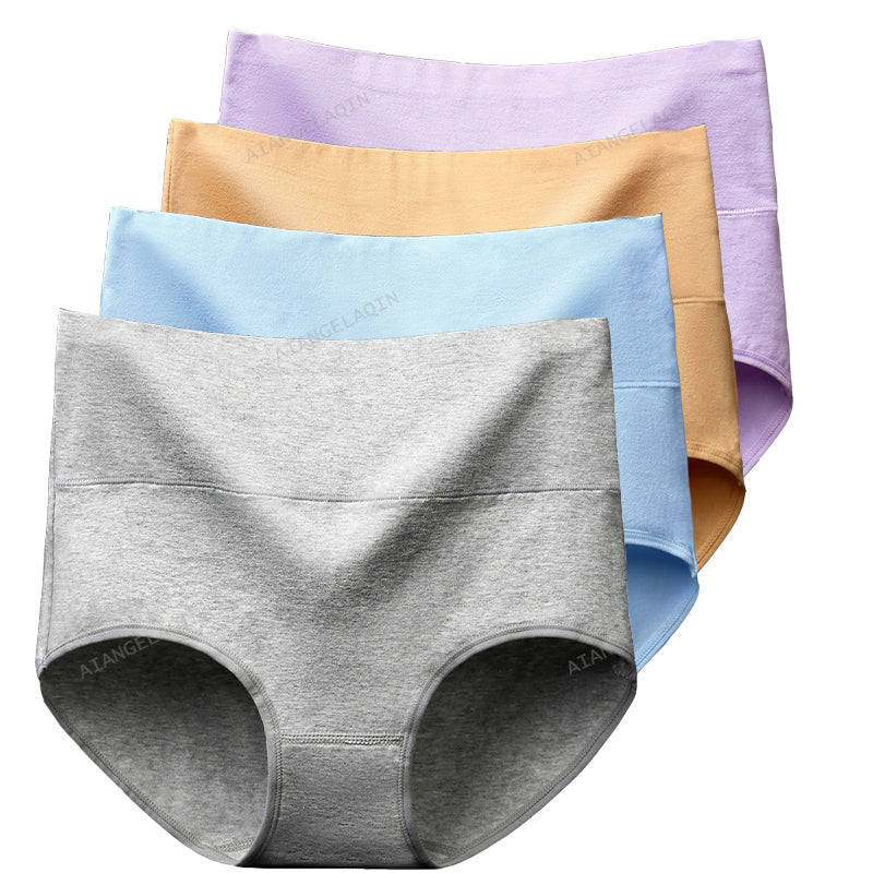 High Waist Cotton Panties For Women Plus Size Breathable Underwear With Body Slimming  Abdominal Su 7