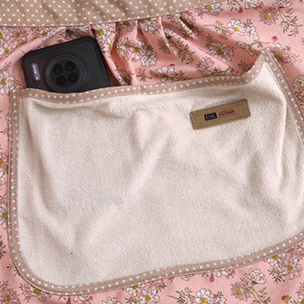 Lovely Canvas Apron for Female Household Breathable Antifouling  Perfect for Kitchen Cleaning