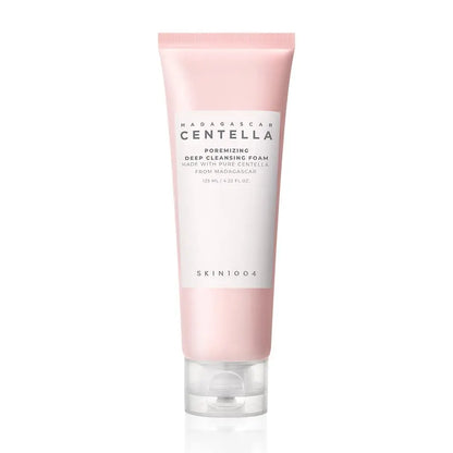 Centella Pink Salt Pore Care Cleanser, Ampoule Facial Serum Deep Cleanser for Fresh, Bright Skin Tone