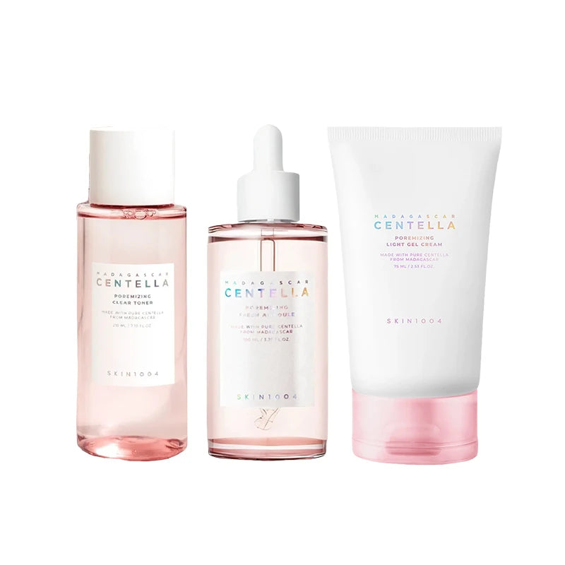 Centella Pink Salt Pore Care Cleanser, Ampoule Facial Serum Deep Cleanser for Fresh, Bright Skin Tone