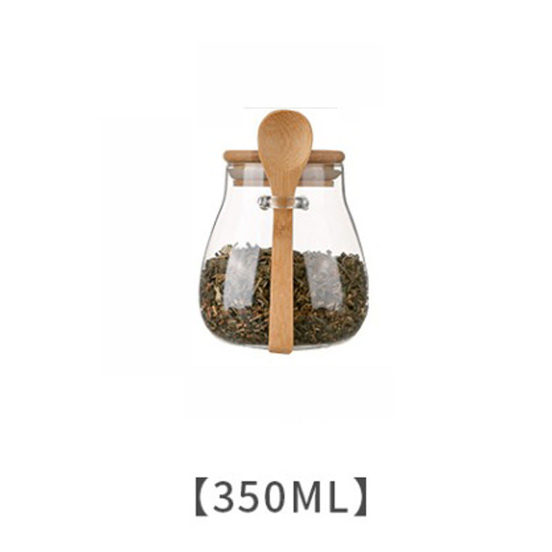 Airtight Glass Food Storage Jar Hermetic Container For Coffee Sugar  Tea With Sealed Lid 7