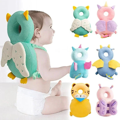 Non Slip Baby Head Protector Safety Pad Soft Security Pillow for Infants, Cute Anti Fall Headrest for Walking Sleeping