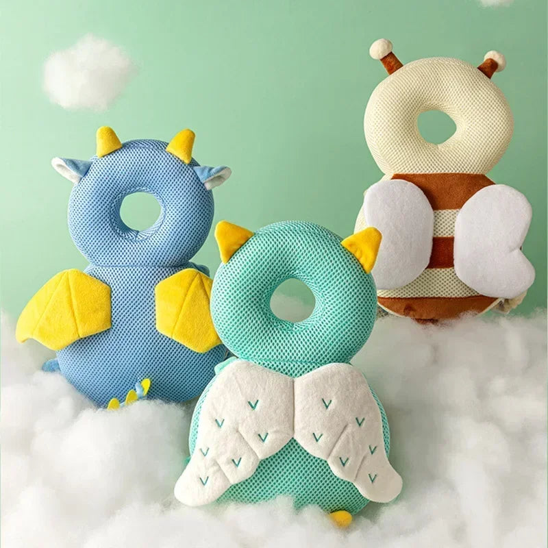 Non Slip Baby Head Protector Safety Pad Soft Security Pillow For Infants Cute AntiFall Headrest For 5