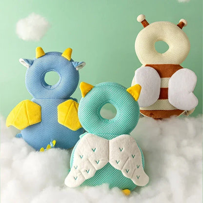 Non Slip Baby Head Protector Safety Pad Soft Security Pillow For Infants Cute AntiFall Headrest For 5