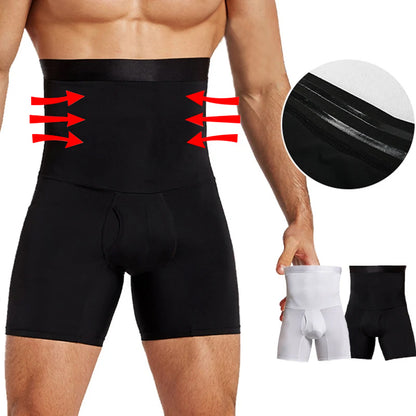 Mens Tummy Control Shorts, High Waist Compression Shaper for Belly Fat and Slimming. Shapewear Boxer Briefs