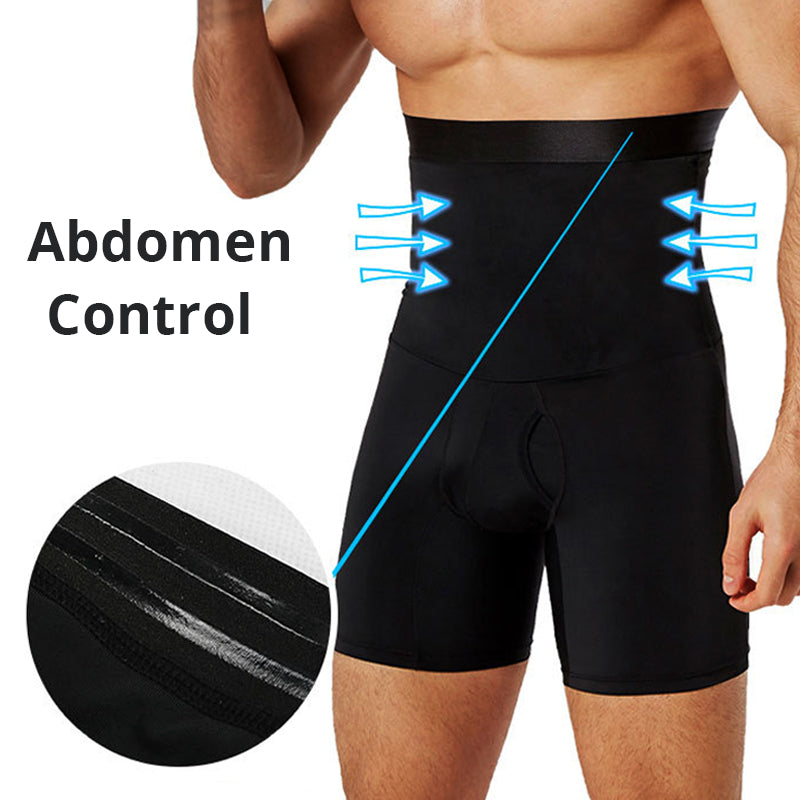 Mens Tummy Control Shorts High Waist Compression Shaper For Belly Fat And Slimming Shapewear Boxer  1
