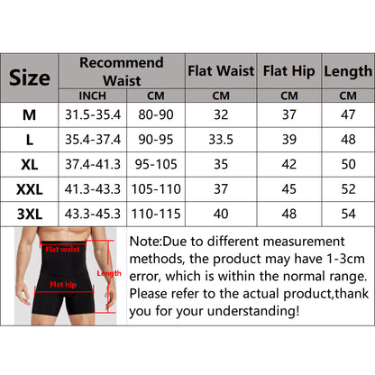 Mens Tummy Control Shorts High Waist Compression Shaper For Belly Fat And Slimming Shapewear Boxer  5
