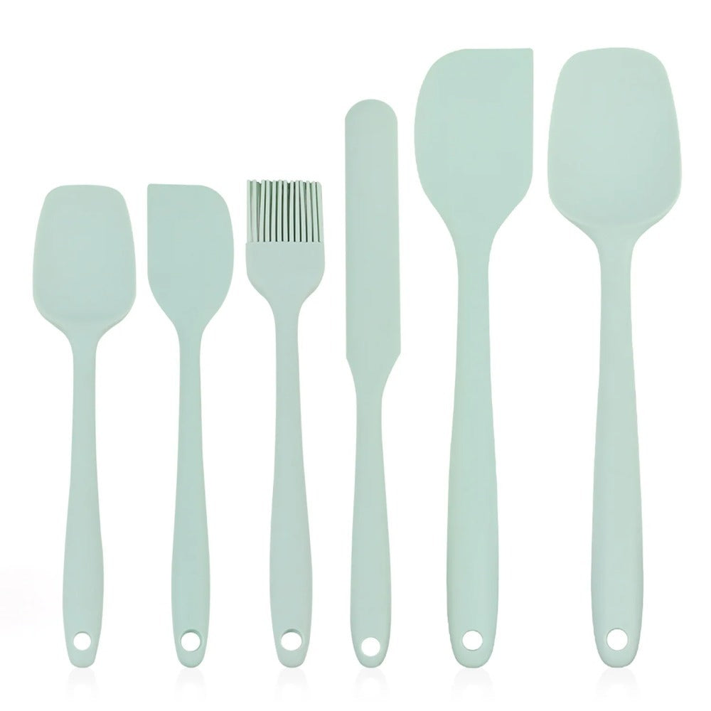 Silicone Spatula Set Food Grade NonStick Heat Resistant Spatulas for Cooking  Baking