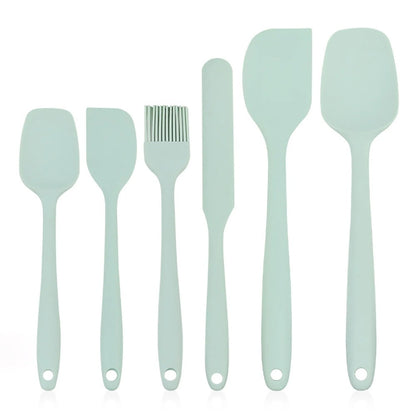 Silicone Spatula Set Food Grade NonStick Heat Resistant Spatulas for Cooking  Baking