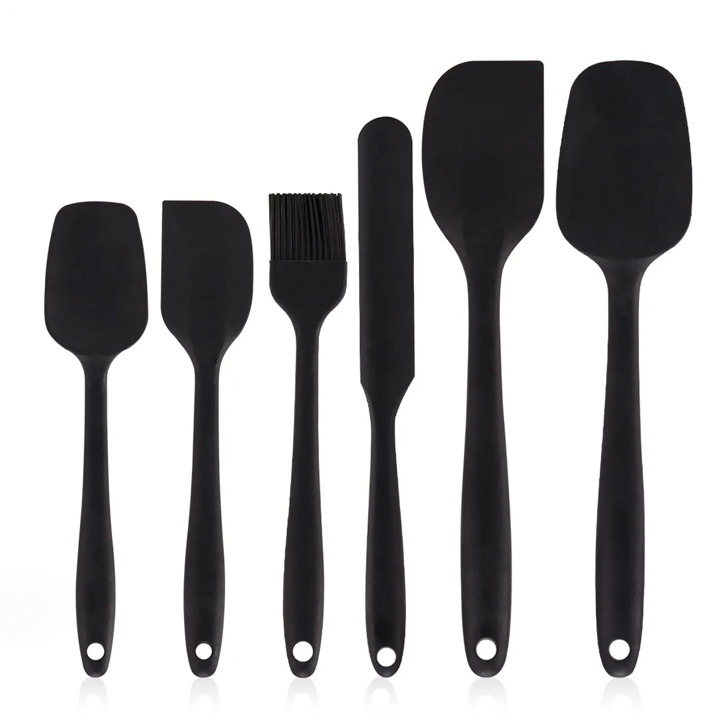 Silicone Spatula Set Food Grade NonStick Heat Resistant Spatulas for Cooking  Baking