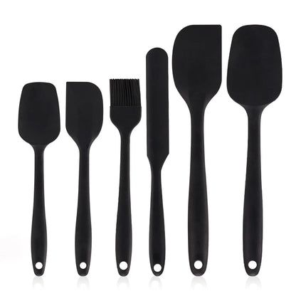 Silicone Spatula Set Food Grade NonStick Heat Resistant Spatulas for Cooking  Baking