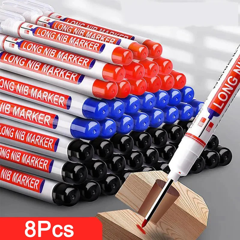 Deep Hole Long Nib Head Markers Waterproof MultiPurpose Pen For Metal Wood  Glass 0