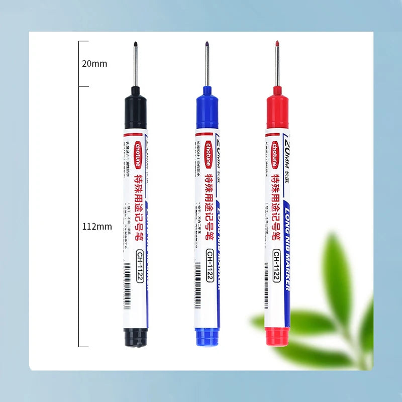 Deep Hole Long Nib Head Markers Waterproof MultiPurpose Pen For Metal Wood  Glass 5