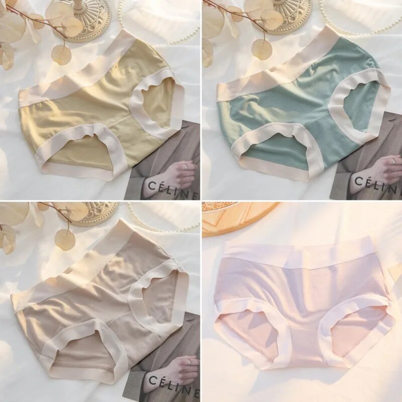 Womens Modal Panties 4 Pack Seamless Underwear Mid Rise Comfortable And Sexy Lingerie For Everyday  9