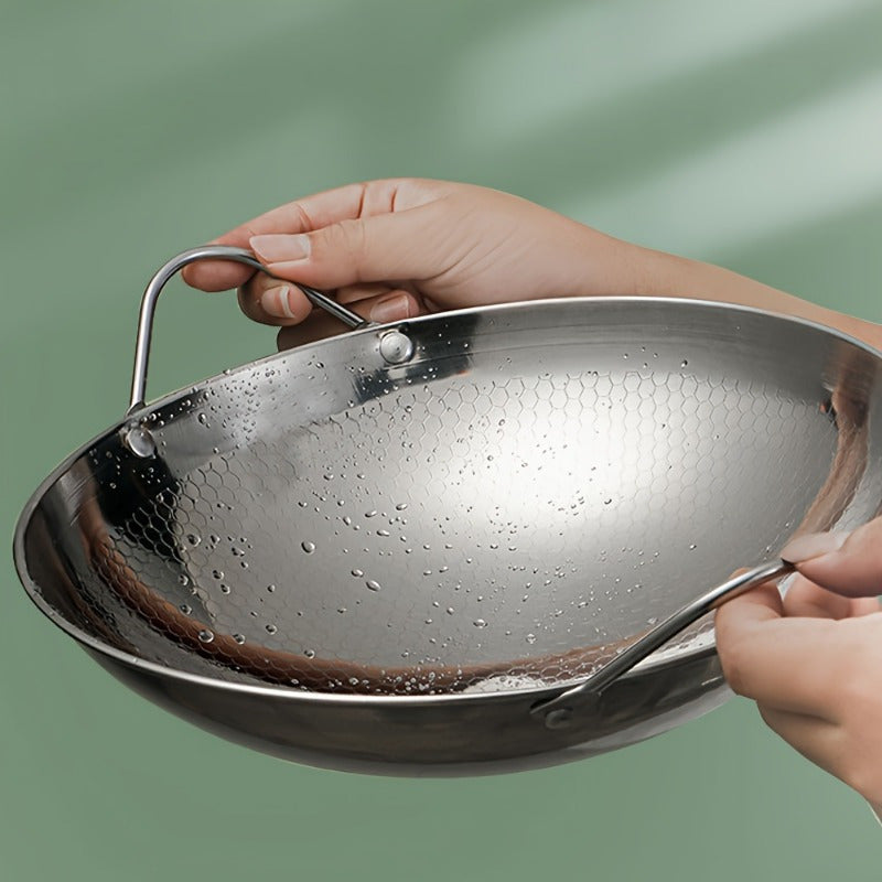 Durable Honeycomb Stainless Steel Pan 3