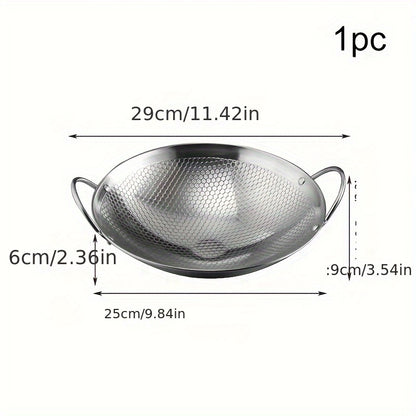 Durable Honeycomb Stainless Steel Pan 4