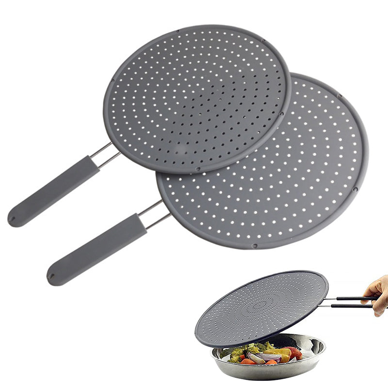Frying Pan Cover for Grease Control