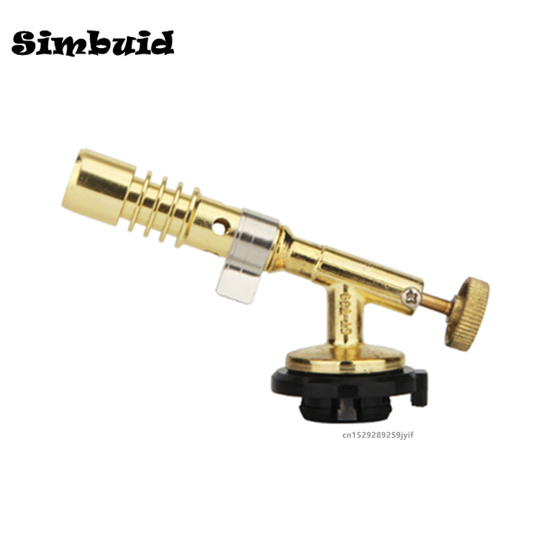 Compact Brass Gas Torch HighTemperature Portable Blowtorch for Soldering and Brazing
