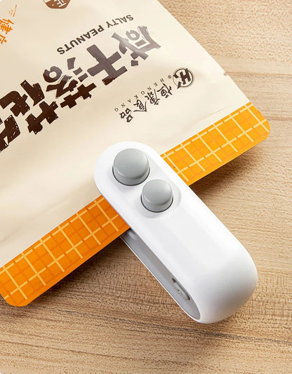 Mini Sealing Machine Handheld Package Sealer for Food Bags Portable Heat Bag Sealer