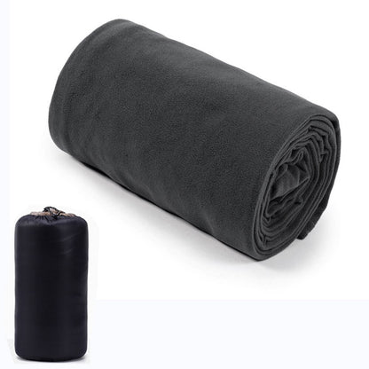 Portable Polar Fleece Sleeping Bag Liner Warm and UltraLight Travel Sheet for Outdoor Camping and