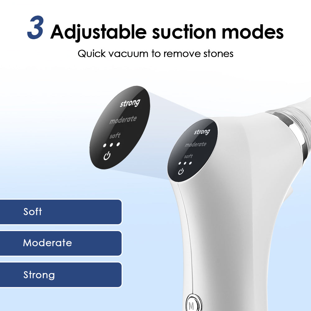 Electric Tonsil Stone Remover Kit, Tonsil Stone Removal Vacuum with LED Light, 3 Suction Modes & Irrigation Syringe